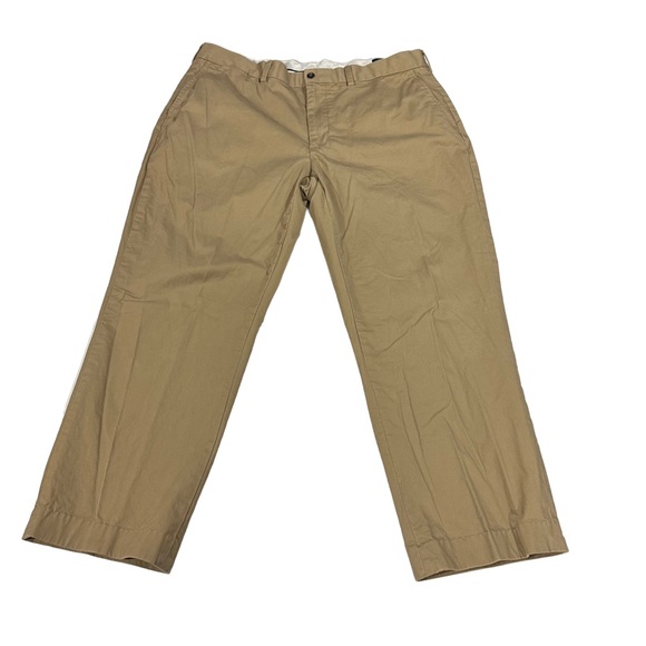 Polo Ralph Lauren Other - Polo Ralph Lauren Stretch Classic Fit Men Tan Flat Front Chino Pants Sz 38x30